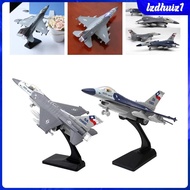 [Lzdhuiz1] 1:100 F-16 Fighter Plane Diescast Alloy Fighter Plane Model with Stand