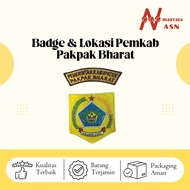Pakpak Bharat Regency Government Location Badge Attributes