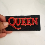 Queen embroidery Patch 9x4 cm