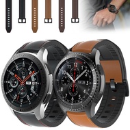 22mm Watch Strap For Samsung galaxy watch 46mm Leather Band Silicone Bracelet Watchband Gear S3 Frontier Classic