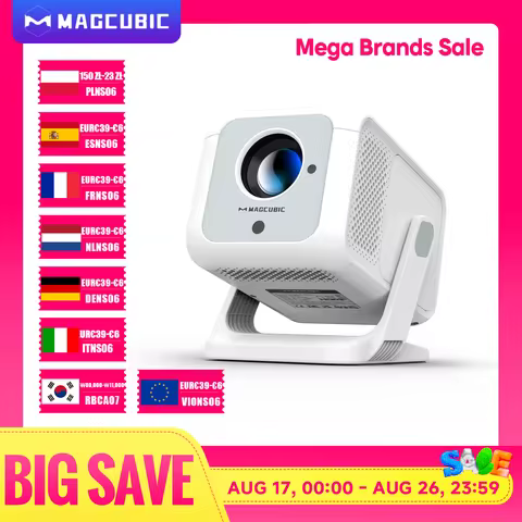 Magcubic HY310X 4K Mini Auto Focus Projector With Full HD 1080P 420ANSI Android 11 Keystone for Outd