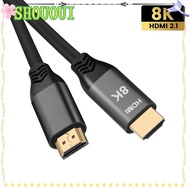 SHOUOUI HDMI 2.1 Cable Projector Monitor HDR10 High-Speed 8K@60Hz 4K@120Hz