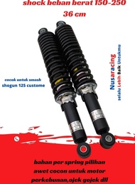 SHOCK BELAKANG 360 MM dan 380 MMBEBAN BERAT HEAVY DUTY BEBAN BERAT 200 KG 320 RXKING TIGER 340 SUPRA