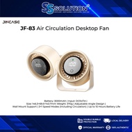 JINCASE Air Circulation Desktop Fan (JF-83) I Third gear wind +CircuIating I Ultra - long battery Ii
