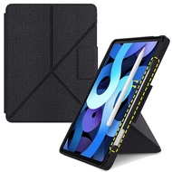 Case สำหรับ iPad 10th Gen 10.9นิ้ว2022 Case พร้อม Apple Pencil Holderรองรับ Auto Wake/sleep Standing Origami Slim Shell ฝาครอบป้องกันสำหรับ iPad Air 5 2022 /Air 4 10.9 2020 /Ipad Pro 11 2018