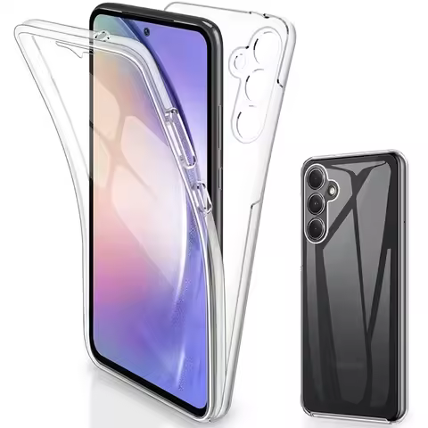 360 Full Body Cover For Samsung Galaxy A14 4G 5G A34 A54 5G A53 5G A24 Case Double Sided PC Hard Tra