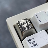 Asuka 1U ESC Keys Finely Engraved Titanium Alloy Keycaps Metal Animation 2D Keycaps