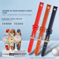 Para sa Fossil Leather Strap 8mm Kababaihang Watch Chain ES3565 ES4000 ES4119 Replacement Wrist Str