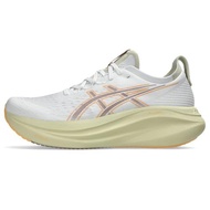 ASICS Gel-Nimbus 27 Men's Running Shoes 25-28.5cm Official Store 2E/4E White/Fawn/Gravel