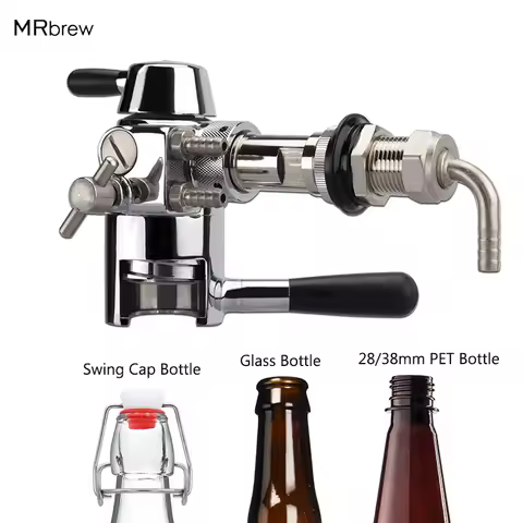 Homebrew No-foam Beer Bottle Filler Beer Tap Faucet Filling Foam Remover Defoamer For Glass Beer Bot