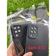 CASE PRO CAMERA SILICON SAMSUNG A12 / M12 / A22 4G / A22 5G / M32 / M22 softcase full black