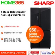 Sharp 4 Door Fridge 567L SJ-VX57PG