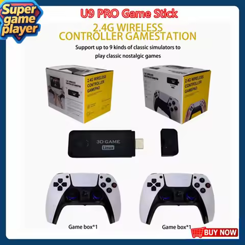 Game Stick 4K 10000 Games Retro Video Games console U9PRO Built-in 12000 Games For 167 PSP PS1 GBA N
