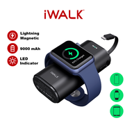 iWalk LinkMe Mini Powerbank 9000mAh Magnetic Powerbank Lightning Cable Fast Charging Power bank for Apple Watch/ iPhone