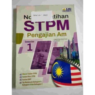 [Second Hand Book]  Ilmu Bakti - Nota & Latihan STPM Pengajian AM - Semester 1