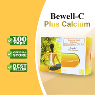 Bewell-C Plus CALCIUM 3 in 1 Vitamin C with Calcium Supplement 1000mg Capsules Box of 100