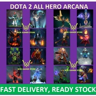 【Instant Stock】DOTA2 ALL HERO ARCANA [NO NEED WAIT 7 DAYS] SF PA MK LINA PUDGE OGRE JUGG ZEUS TB CM 