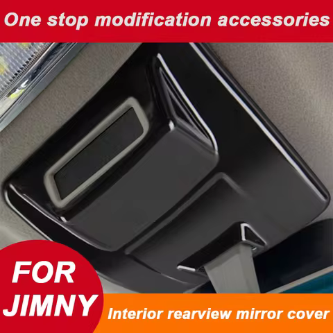 For Suzuki Jimny 2019 -2025 JB64 JB74W Car Inner Rearview Mirror Base Decoration Cover Interior Acce