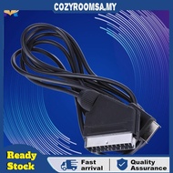 1.8m RGB SCART Cable Game Console Cable TV AV Cable for PS1 PS2 PS3 Line Console