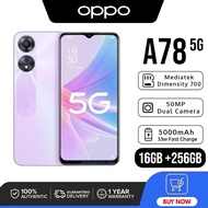 OPPO A78 5G Smartphone | 8GB RAM + 256GB ROM | FHD+ AMOLED Display | 67W SUPERVOOC | 5000mAh Large Battery