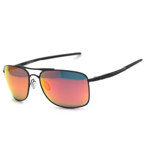 Gauge 8 Sunglasses Mens Metal OO4124 Black Designer Glasses Ladys Fire Lens Fashion Polarized Eyewea