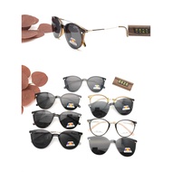 Round clip-on glasses 6628 Anti-radiation glasses