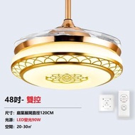 全城熱賣 - 智慧變頻風扇帶吊燈（富貴花 48吋 6擋變頻 遙控 壁控）