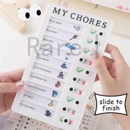 Reusable Daily Task Planing Board My Chores Memo Plastic Board Reusable Planner To Do List Checklist