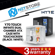HYTE Y70 TOUCH INFINITE DUAL CHAMBER ATX CASE WITH TOUCHSCREEN - (BLACK | WHITE)