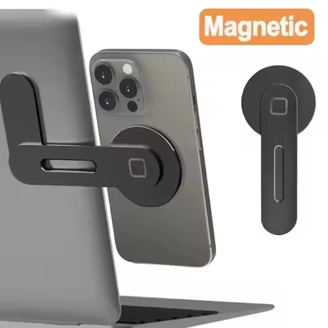 Magnetic Side Expansion Laptop Phone Holder Adjustable Magnet Mount Stand Monitor Side Bracket For i