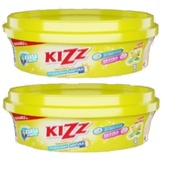KIZZ DISHWASHING PASTE (LEMON) 400GM+400GM