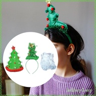 [LzdjfmydcMY] 3Pcs Christmas Costume Accessories Funky Christmas Tree Hat for Family Gathering