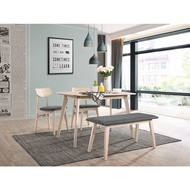 Dining Table Set 4 6 8 seater / DINING TABLE / DINING CHAIR / MEJA MAKAN 4 6 8 orang / Solid Rubber 