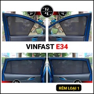 Magnetic curtain type 1 VF E34, Set of 4 standard car form panels, Anti-UV -