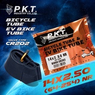 Electric Bicycle Inner Tube 14x2.50 PKT Brand Good Quality Rubber Produced 1