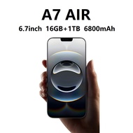 4G/5G Network AIR NEW SmartPhone 6.7inch Memory 16GB RAM+1TB ROM Battery 6800mAh