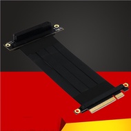 PCI Express Extension Cable PCIE X8 to X8 Graphics Cards Riser Cable 90 Degree Right Angle PCI-E X8 