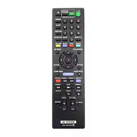 New RM-ADP069 For SONY Blu-ray DVD Home Theater AV System Remote BDV-E380 BDV-EF200 HBD-E370 HBD-E97