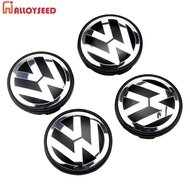 4Pcs Wheel Hub Centre Caps 3B7601171 65MM Wheel Center Cap Replacement Chrome & Black for VW Beetle 