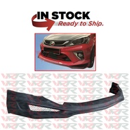 Perodua Myvi VVTi 3rd Gen (2018) DRIVE 68 Front Skirt Skirting With Logo Bumper Lower PU Bodykit - R