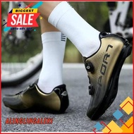 MULTI CLEAT SPORT ROADBIKE SHOES BLACK GOLD ~ CYCLING ROAD SHOES