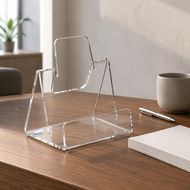 Acrylic Brochure Display Stand Stable Triangular Support Countertop Brochure Stand Pamphlet Holder u