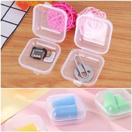Le Baoke Earplug Box 35x35x18mm Earphone Silicone Plastic Coin Earring Necklace Can Hold 3M 1100 111