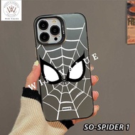 Case HYBRID IMD Plate Hologram Case Marvels Spider-Man for Oppo Reno 5 5G Oppo Reno 7 4G Oppo Reno 7Z Oppo Reno 8 4G Oppo Reno 8Z Oppo Reno 8T 5G