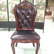 Zhenpeng Furniture Armless Dining Chair Restaurant Foshan Direct Supply Series Study Chair Solid Woo