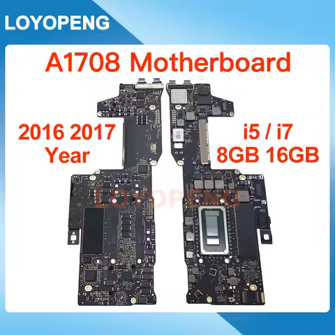 Original Logic Board For Macbook Pro 13" A1708 Motherboard i5 i7 820-00875-A 820-00361-A 2016 2017 Y