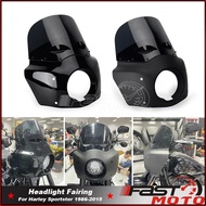 For Harley Sportster 1200 1100 XL883N XL1200V XL883L XLH883 XL883R XL883C XL1200R 5-3/4" Headlight F