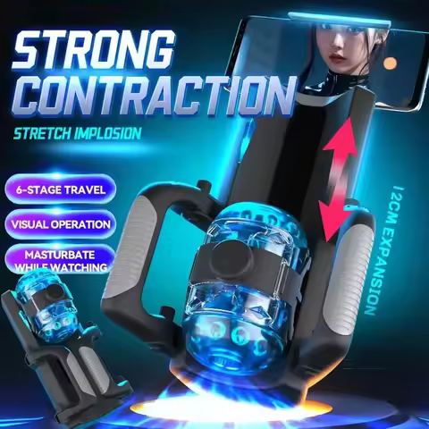 10Frequency Automatic Retractable Male Sucking Masturbator Touting Masturbatior machinery SexToy Adu