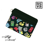 Slim card wallet - card wallet - simple wallet cordura fabric game nitendo gameboy gimbot