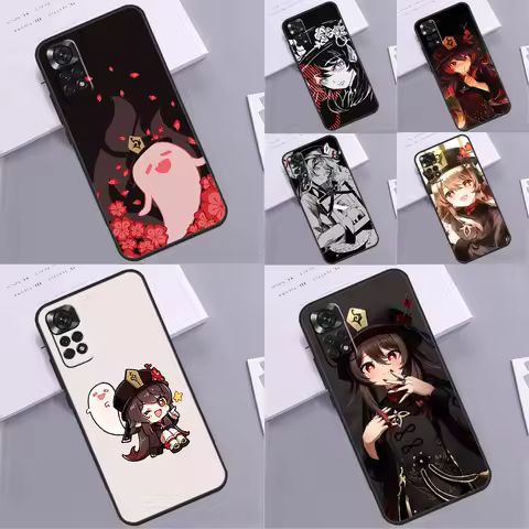 Genshin Impact Hu Tao Case For Xiaomi Redmi Note 14 9 10 11 12 13 Pro 9S 10S 11S 12S Redmi 13C 10C 1